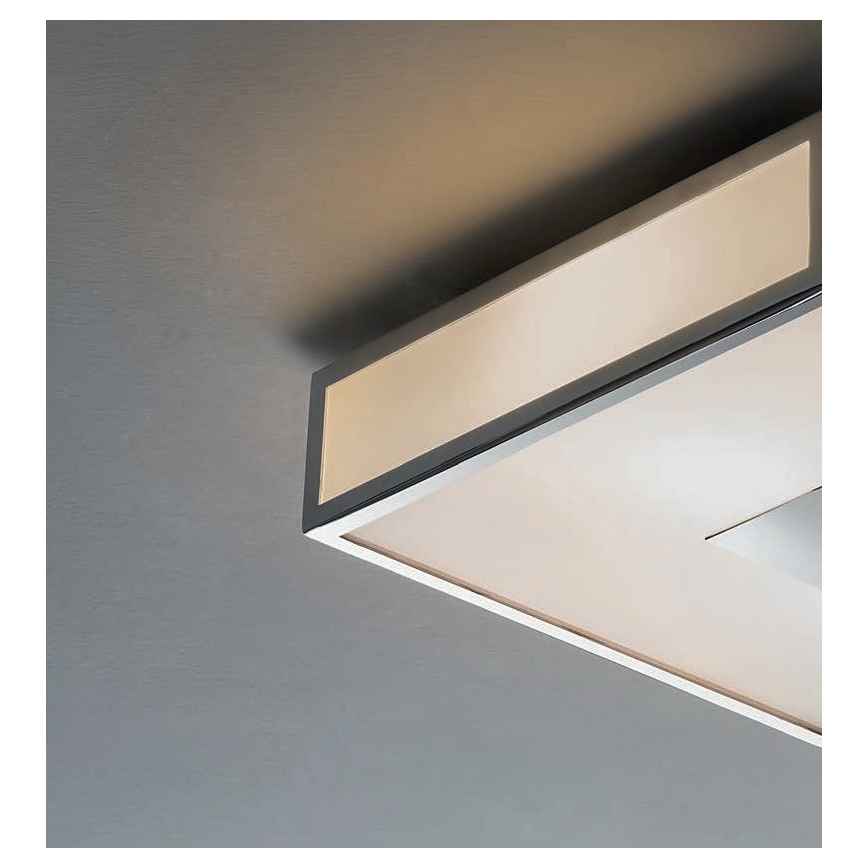 Redo 01-706 - Koupelnové stropní svítidlo EGO 4xE27/52W/230V 38x38 cm IP44 lesklý chrom